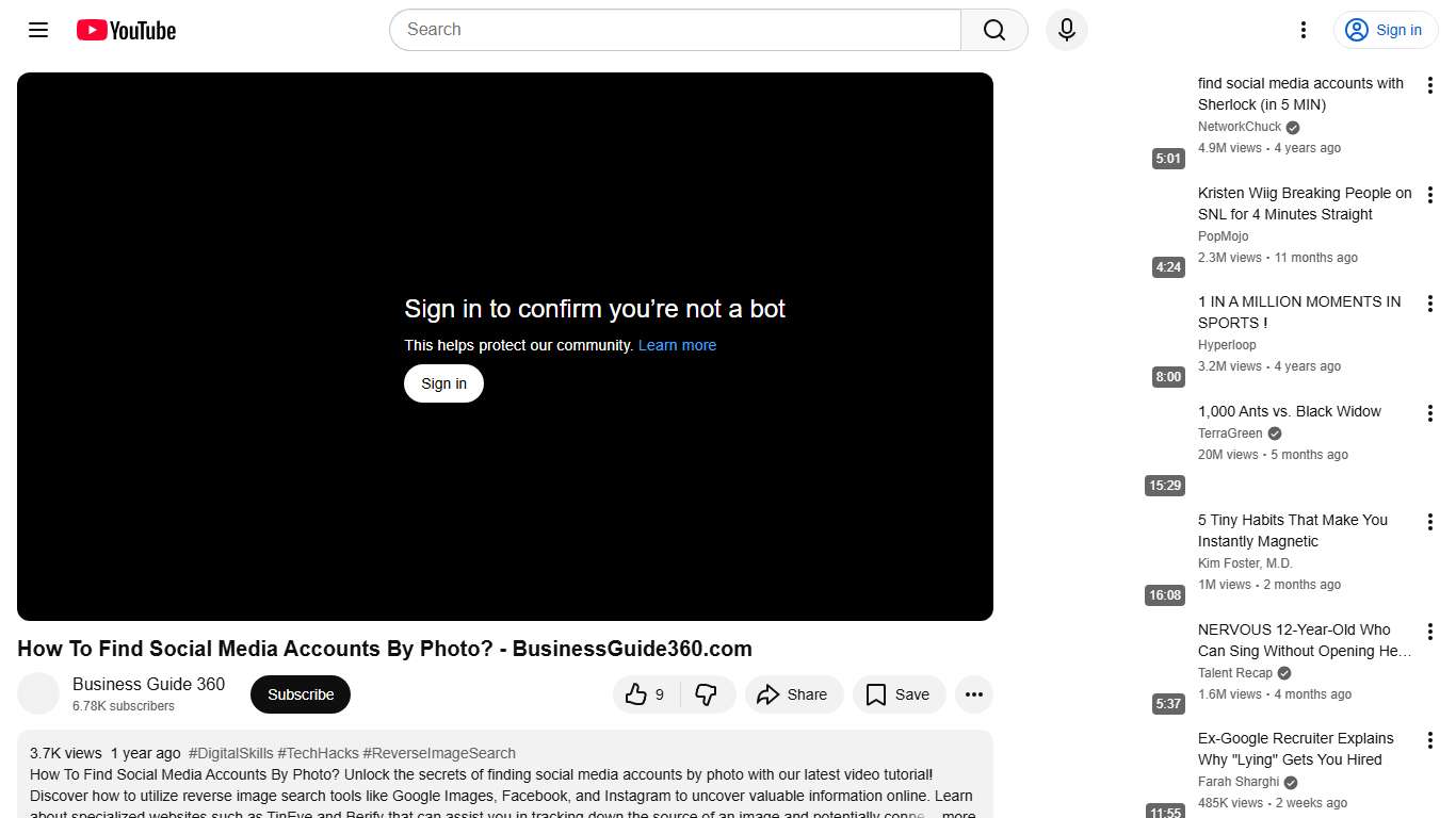 How To Find Social Media Accounts By Photo? - BusinessGuide360.com - YouTube